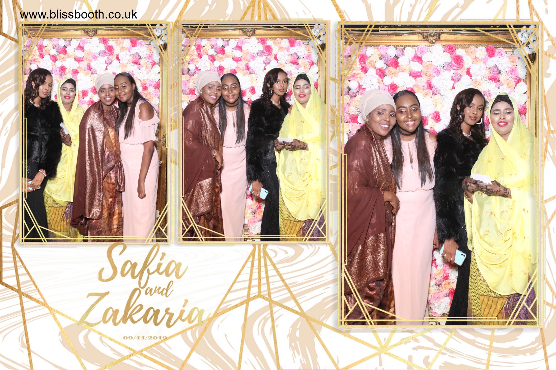Safia & Zakaria | View more photos from the event at gallery.blissbooth.co.uk/u/BlissBooth/Safia-Zakaria